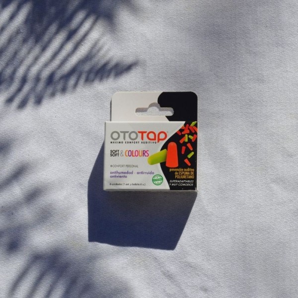 OTOTAP Tapon Oido Poliuretana Soft Colours 6Unid