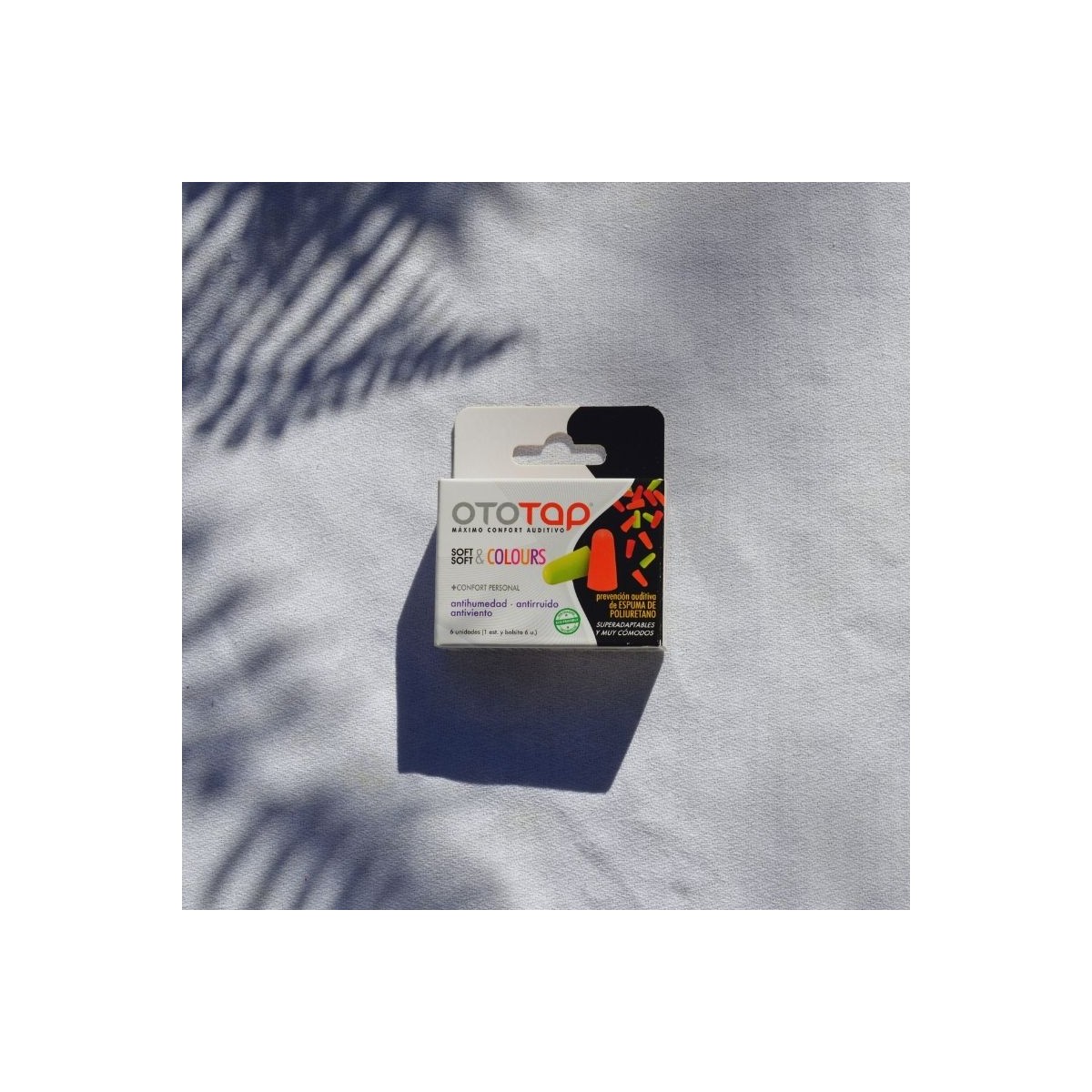 OTOTAP Tapon Oido Poliuretana Soft Colours 6Unid